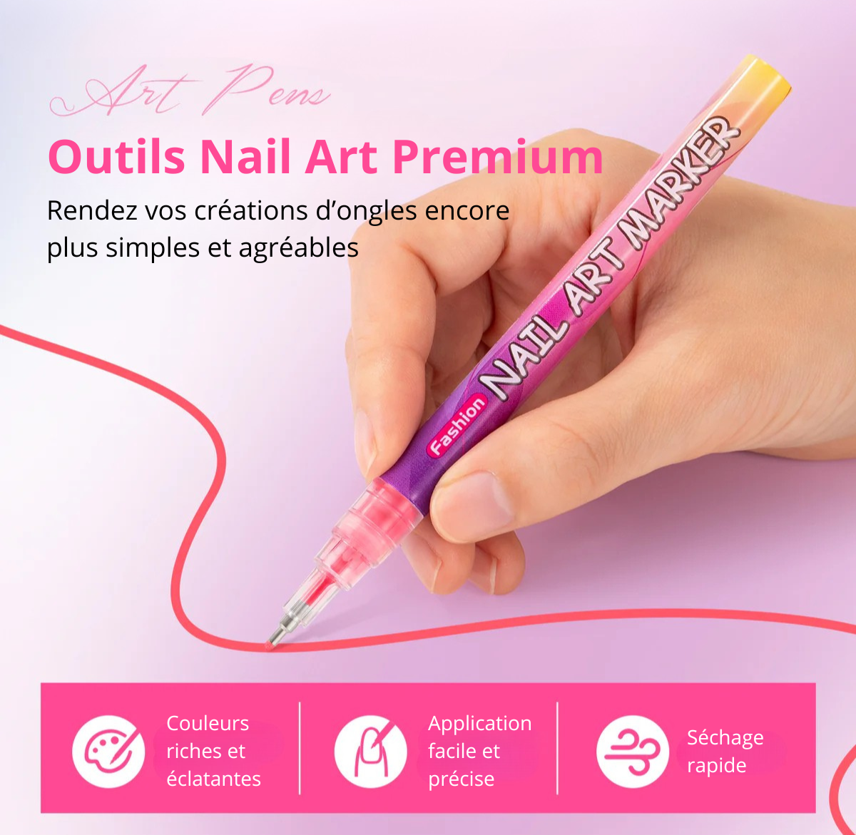 Stylos Nail Art ZELI™ – Créez des ongles uniques en quelques minutes